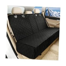 Dog Car Seat Cover for Back Seat, Waterproof Nonslip Full Protection Pets Black
