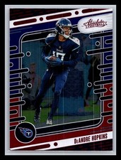 DeAndre Hopkins Tennessee Titans 2024 Panini Absolute #98 Red and Blue