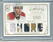 * DREW SHORE * 2013-14 NATIONAL TREASURES TIMELINE NAME JESREY PATCH # 25