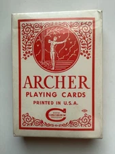 Vintage Archer Playing Cards *SEALED* Brown & Bigelow c.1940’s-‘50’s