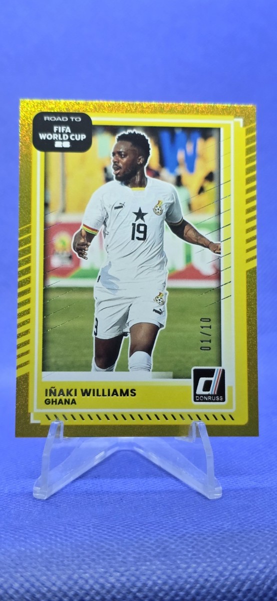 2025-26 Donruss Road to FIFA World Cup Inaki Williams Gold # 1/10