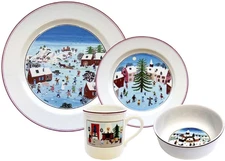 Naif Christmas 4-Piece Dinnerware Set