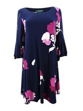 Lauren by Ralph Lauren Women's Printed A-Line Dress