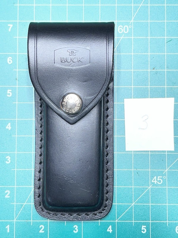 Buck 110 Genuine Leather Sheath Black (Sheath Only) - New OEM