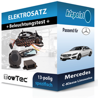 für Mercedes C-Klasse Limousine 07- Towtec E-Satz 13Polig Fahrzeugspezifisch NEU