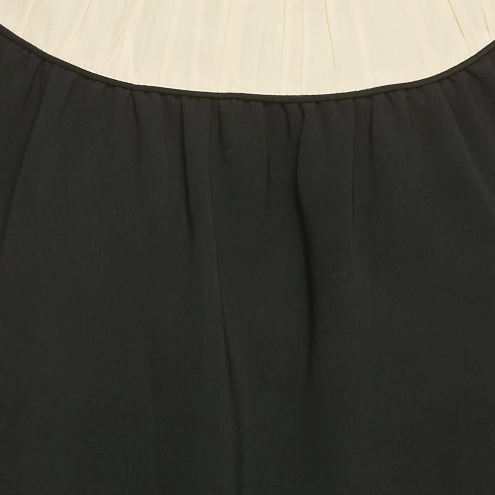 Manica Moschino nera in chiffon;es