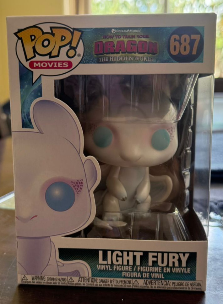 Funko Pop! Movies: How To Train Your Dragon - Light Fury [New Toy] Vinyl Figur