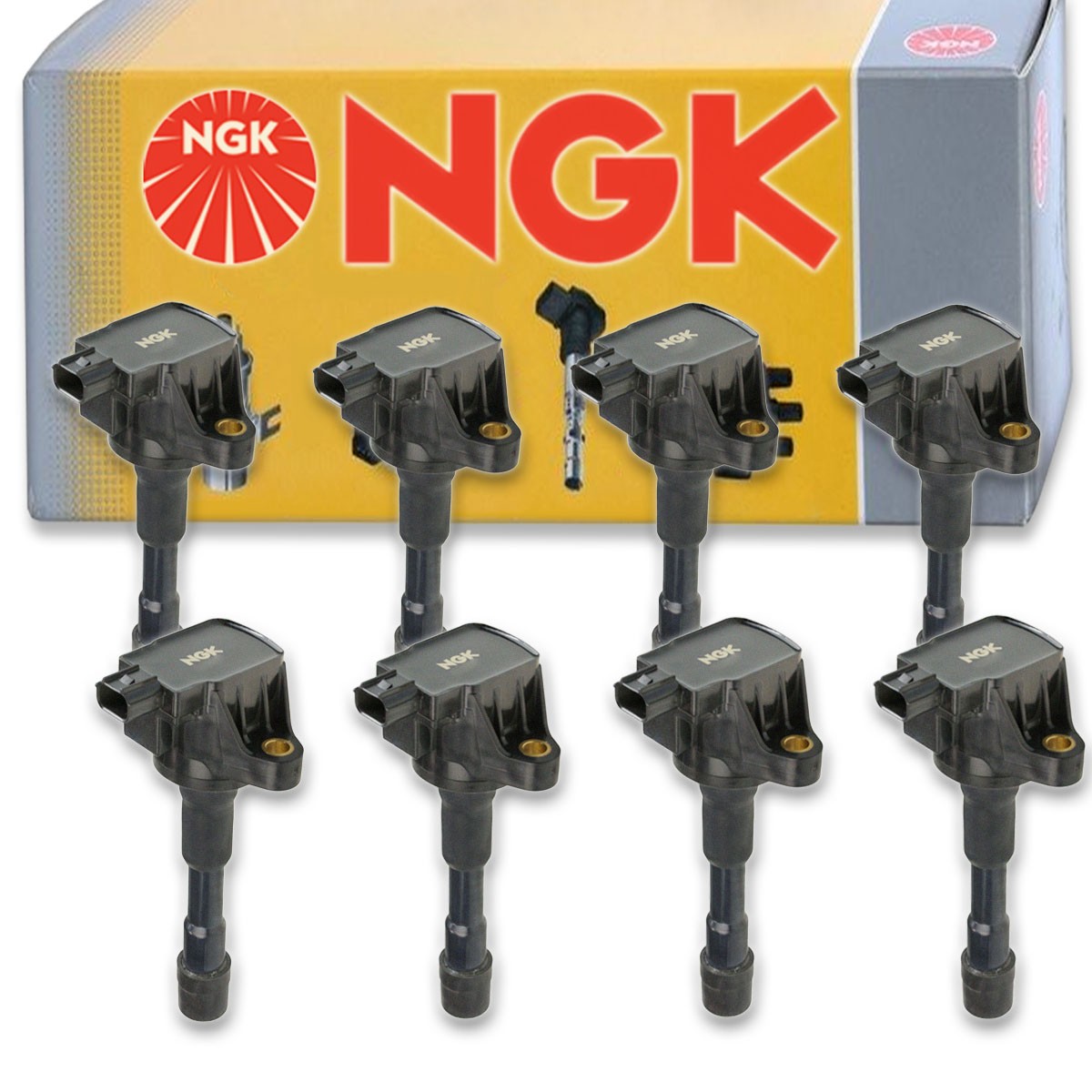 8 pc NGK 48752 U5239 Ignition Coils for UF628 UF-676 UF-628 IGC0080 IC779 yk