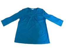 Women’s Size Small Blair Brand Blue Blouse PreOwned Great Condition 
