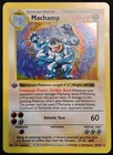 Pokémon Card TCG Machamp 1st EDITION Holo Rare Shadowless Base Set 8/102 LP
