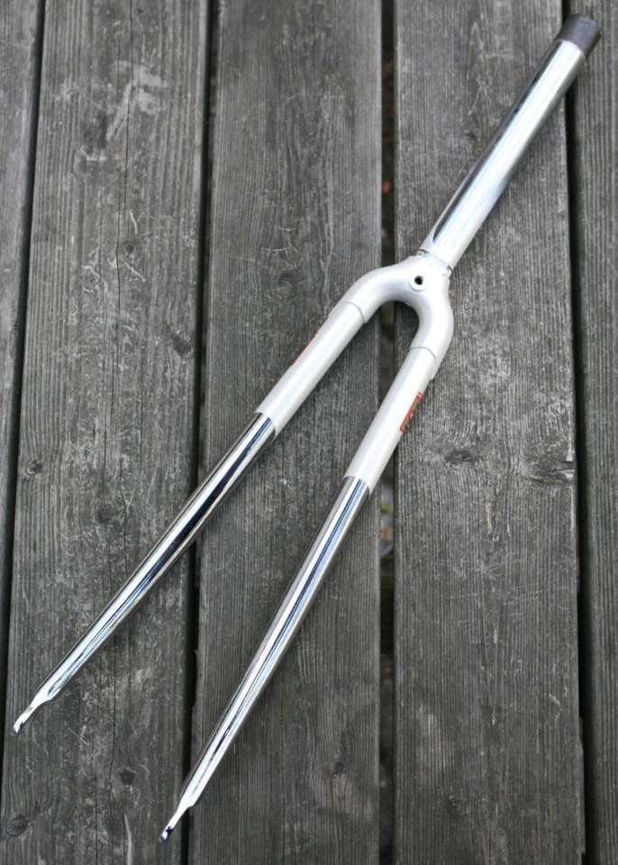 Vintage NOS NEW Guerciotti Columbus Thron steel 1" inch bicycle front fork - Image 3 of 4