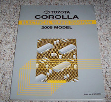 2005 Toyota Corolla Electrical Wiring Diagram  Manual EWD