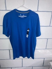 Xersion Everair Essential Performance Tee Blue Short Sleeve L NWT Men’s  B113