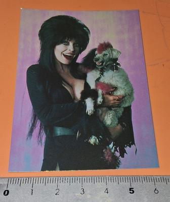1997 Elvira Mistress of Omnichrome Trading Cards Promo Card 2 of 2 Erotic