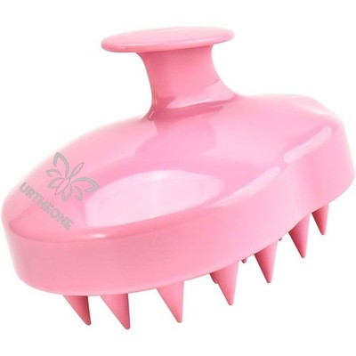 Soft Silicone Hair Scalp Massager Shampoo Brush for Wet Dry Oily Curly Straight