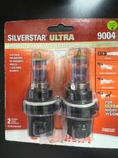 Sylvania Silverstar Ultra 9004 Pair Headlight Set Of 2 Bulbs 4091ob