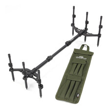 NGT Tri-Pod 3 Rod Pod – Stable Carp Fishing Rod Support, Adjustable & Lightweigh