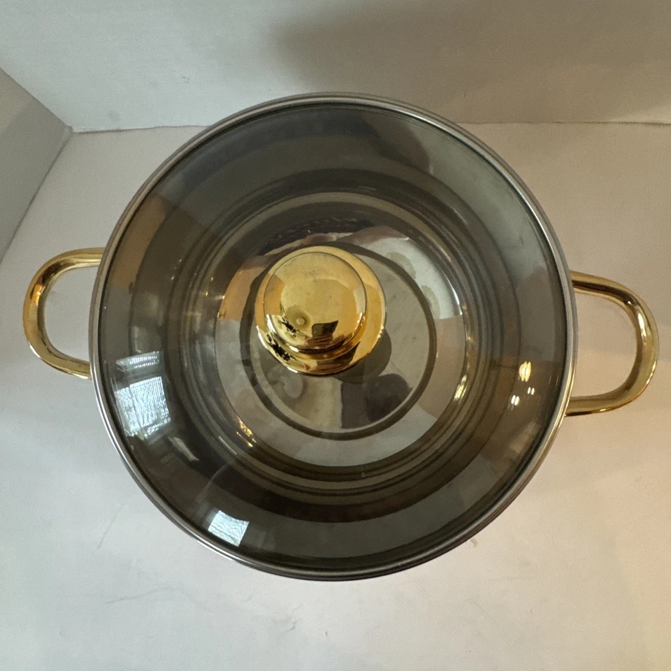 Cuisine-Cookware Command Performance Gold 5 Qt Serving Pot/ Bowl & Lid Stainless - Image 3 of 4