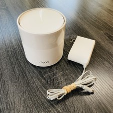TP-LINK Deco W6000 AX3000 Dual-Band Wi-Fi 6 Mesh Router W/ Pwr Supply Tested