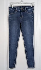 American Eagle Jeans Womens 4 Regular Hi-Rise Jegging Dream Jean Skinny Stretch
