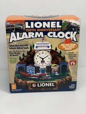 Vintage 2000 Lionel 100th Anniversary Train ALARM CLOCK  Motion And Sound - NEW