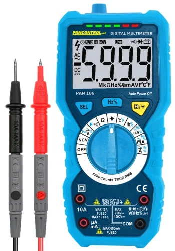 Pancontrol PAN 186 | Digital-Multimeter 1000V CAT III True RMS - Bild 1 von 1