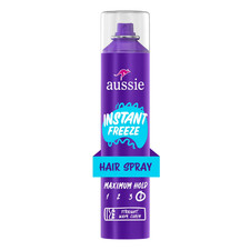 Aussie Instant Freeze Mousse 6oz Sculpting Styling for Curly Wavy Hair