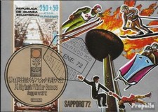 Guinée Equatoriale Bloc 4 oblitéré 1972 Jeux Olympiques Jeux d'hiver ´68