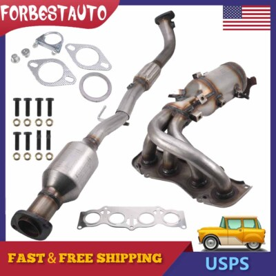 #ad 2pcs Catalytic Converter For 2002 2006 Toyota Camry 2.4L front rear EPA $104.15