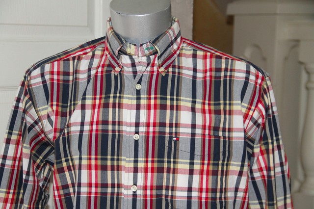chemise cow boy country à carreaux TOMMY HILFIGER taille M/M excellent état