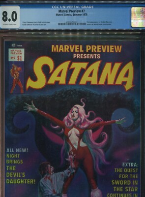 Marvel preview Present Santana #7  CGC 8.0 1st appearance of Rocket Raccoon