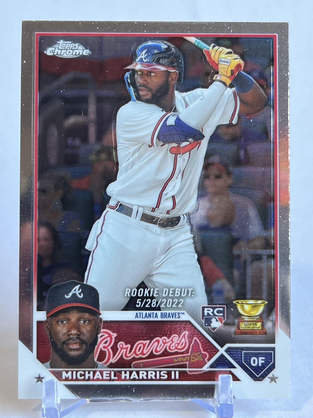 2023 Topps Chrome Update Series Michael Harris II RC #USC153 Atlanta Braves