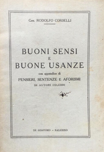 Buoni sensi e buone usanze Corselli, Rodolfo 1929 - Bild 1 von 1
