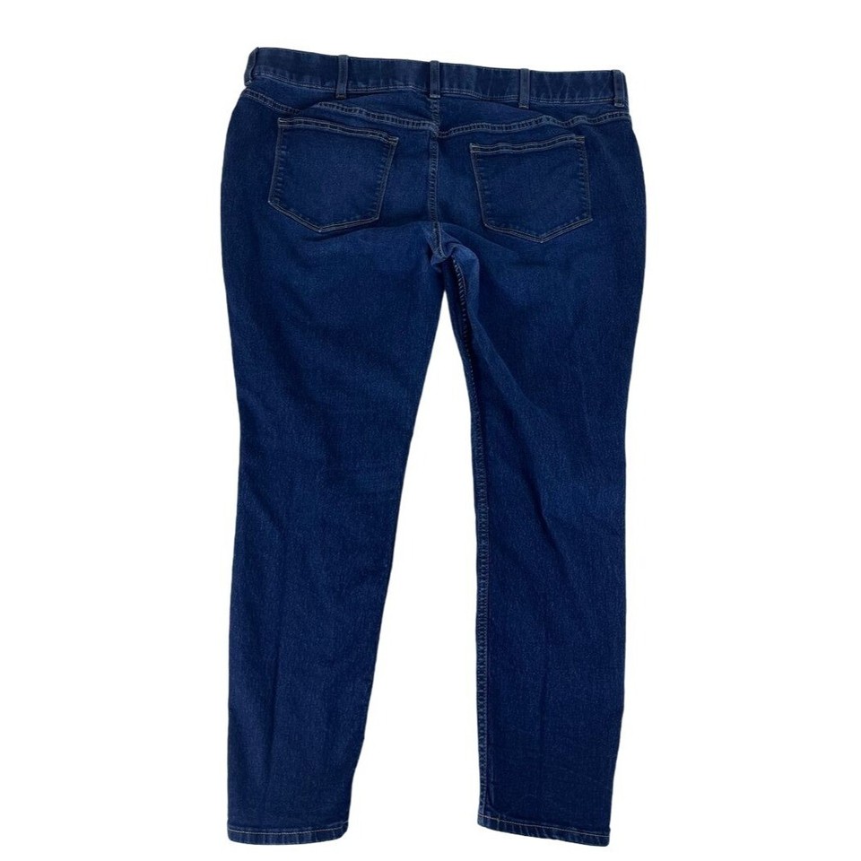 Lee Stretch Skinny Denim Jeans Women's XXL 2XL Blue High Waist Pockets