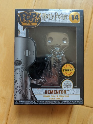 Funko Pop! Broches: Harry Potter Détraqueurs Chase Édition Limitée Argent Métal