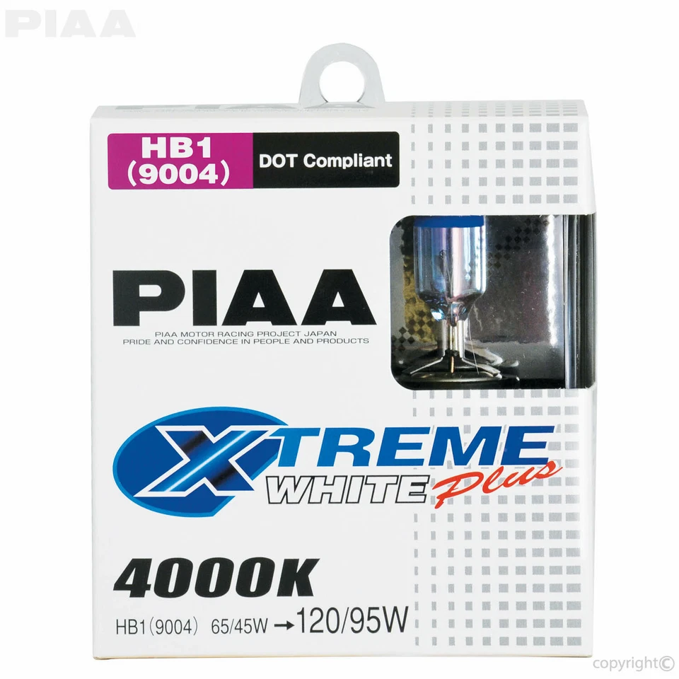 Paquete doble de bombillas halógenas PIAA 19614 9004 XTreme White Plus Foto 4 de 4