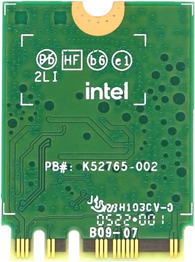 Intel Killer 6E AX1675x 1675 x Tri Band AX210 M.2 2230 BT 5.2 WiFi Card ...