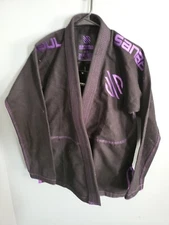 Black Sanabul Jiu Jitsu Gi Adult w3 Brazilian BJJ Kimono Jacket Top