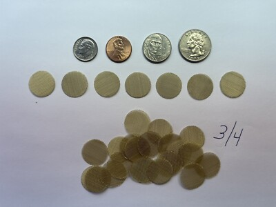 #ad #ad 27 Count Brass Pipe Screens 3 4” .750” HIGHEST QUALITY USA FREE SHIPPING $3.97