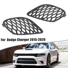 Pair Bumper Fog Light Lamp Bracket Covers For Dodge Charger 2015-2020 Left Right