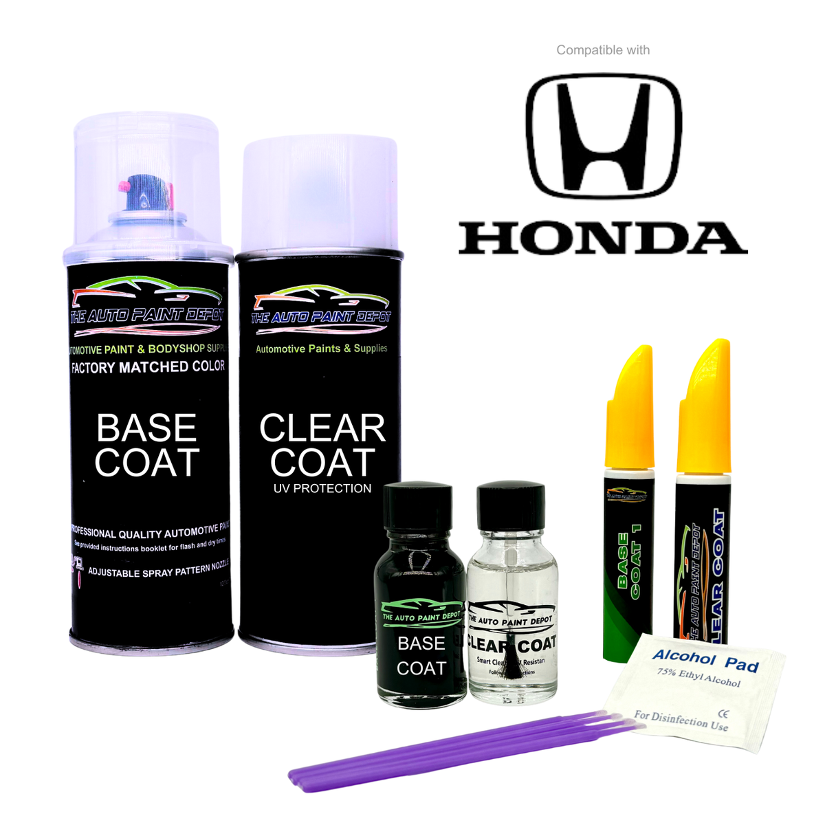 HONDA Touch Up Paint OEM Color Match - Choose Size & Color | eBay