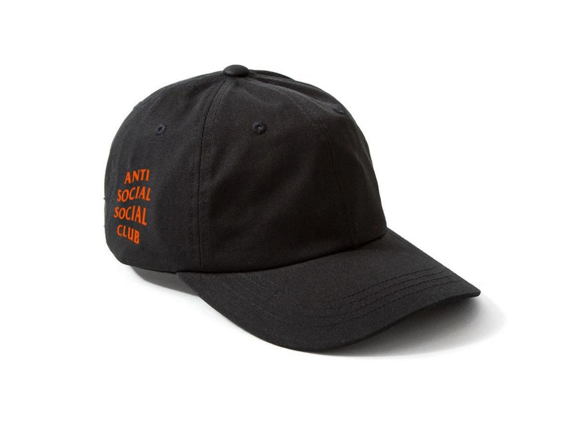 Orange and black online anti social social club