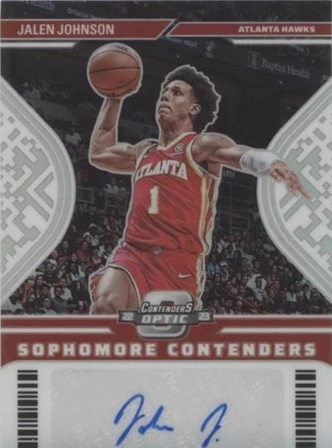 2022-23 Panini Contenders Optic - Jalen Johnson #SCA-JLJ