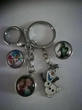 Snap Button Keyring With 3 Interchangeable Snap Buttons