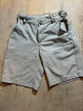 Cat  Jack Boys Size 12 Thundering Gray Adjustable Waist Flat Front Shorts