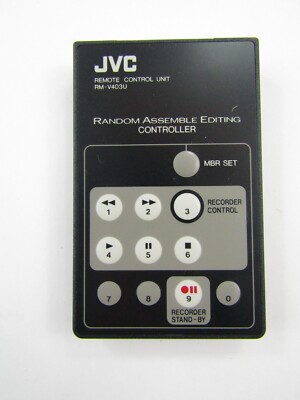 JVC Remote Control Unit RM-V403U Random Assemble Editing Controller