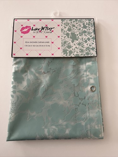 Neu mit Etikett Luv Betsey Betsey Johnson BLUMENFELDER Druck Duschvorhang Futter 70 Zoll x 72 Zoll - Bild 2 von 6