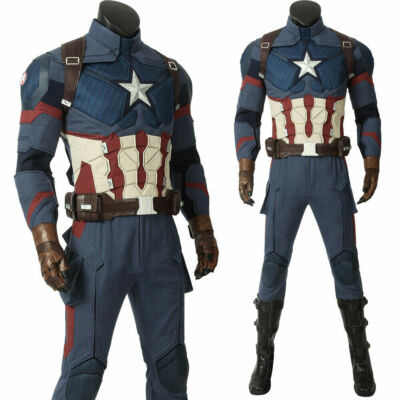 Costume Capitan America cosplay vestito completo adulti professionale Steve  2017 | eBay