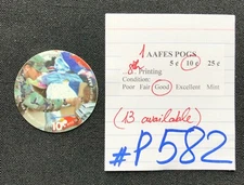 AAFES POGS, 8th Series/Printing, 1 POG, 10¢, #P582, GOOD