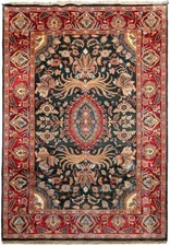 6x10' Emerald GREEN Quality Jaipour Rug Wool Dense Weave #PIX-9302